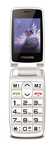 Nodis Senior SN-15 W Cellulare, Bianco [Italia]