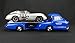 Produktbild M-163 Mercedes Renntransporter Blaue wunder mit MB 300 SLR Nr 701 Dirty Hero lim 1000, 1:18 cmc