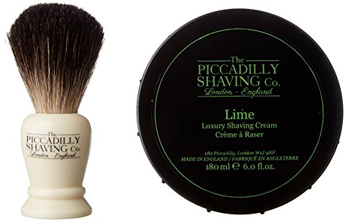Piccadilly Shaving Co Lime Shaving Gift Set