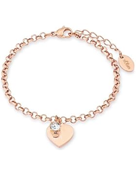 s.Oliver - Armband HERZ roségold mit persönlicher GRAVUR, SO1348/01