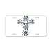 Produktbild Wire Cross with Miraculous Medal Custom Personalized Aluminum Metal Novelty License Plate Cover Front Auto Car Accessories Vanity Tag- 6x12 Inches