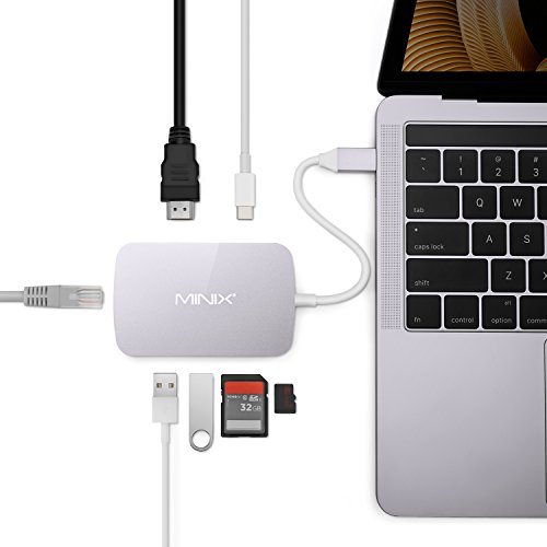 MINIX NEO C, USB-C Multiport Adapter with HDMI – Space Grau (Kompatibel mit Apple MacBook) - 4