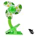 Produktbild Mini-USB Buggy Kinderwagen Sicherheit Clip-on-Fan Ventilator Tischventilator Mini Lüfter Fan Kompatibel mit Laptop, PC, MAC, Notebook optimal für den Schreibtisch, Kinderwagen, Rollstuhl, Schlafzimmer, Camping,GRÜN
