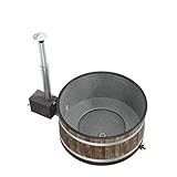 schweden badefass selber bauen 4 Personen finden bequem Platz im Jakuzzi (Durchmesser: 170 cm). Leichtgewicht: Nur 92 KG Hot Tub.