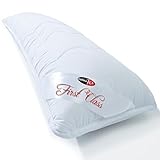 First Class Seitenschläferkissen mit Bezug | weitere Varianten wählbar | Mikrofaser Kissen bequem und angenehm weich | OEKO-TEX | 40 x 145 cm 1350g | CelinaTex 0001648