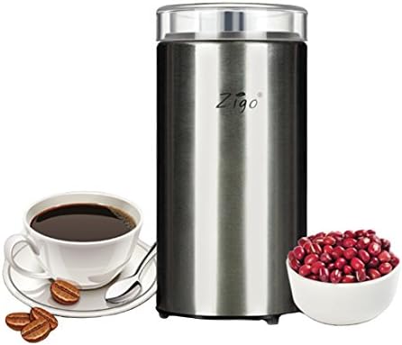 150W High Power Electric Household Coffee Grinder Nuts And Spice Grinder (Silver-50ml)