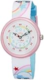 FlikFlak Mädchen Analog Quarz Uhr mit Stoff Armband FBNP102