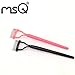 Eyelash Comb Eyebrow Brush Cosmetic Brush Arc designed Mascara Applicator Tool (Blcak)