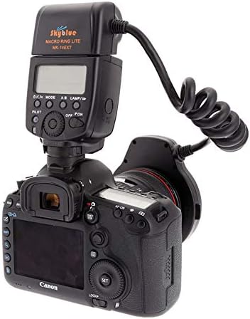 MeikeMK-14EXT LED E-TTL Macro Ring Flash For Canon 5D II III 6D 7D 60D 70D 700D SLR Camera with 8 Adapter Ring