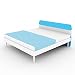 Unicos Cygnus Queen Bed (Blue And White) RS.16919.00