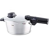 Fissler Schnellkochtopf Edelstahl vitavit comfort – 2,5 Liter Dampfkochtopf 18 cm Durchmesser – Induktion, Gas, Ceran, Elektro – 610-100-02-000/0
