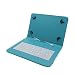 Produktbild Hülle inkl. deutscher QWERTZ Tastatur für Samsung Galaxy Tab S2 (9.7 Zoll) mit Standfunktion in TÜRKIS [passend für Modell SM-T810, SM-T813, SM-T815, SM-T819]