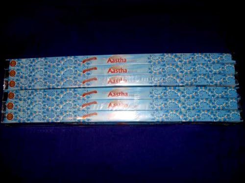 INC001F Incense Satya Aastha 8 Hours Burning Stick Temple/Picnic/BBQ/Garden 6 x 45g Sticks 17"