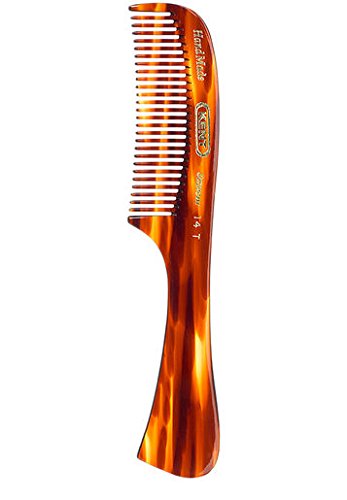 Kent The Handmade Comb - 175 mm Course Toothed Medium Rake Comb Model No. 14T