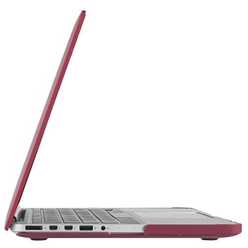 iDOO MacBook Schutzhülle / Hard Case Cover Laptop Hülle [Für MacBook Pro 13 Zoll Retina – ohne CD-Laufwerk: A1425/A1502] – matt, Weinrot - 3