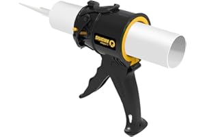 SILIGUN™ Gen-3 Compact Caulking Gun - No Drop Caulk Gun - Patenterad design - Lätt ABS-ram - Fungerar med alla 295 ml rör