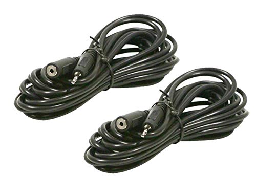 iMBAPrice 2,5 mm estéreo Cable macho a hembra - Extensión para altavoces o auriculares