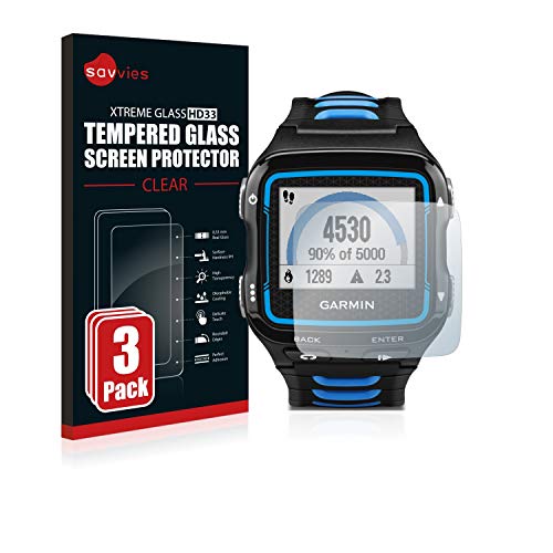 Savvies Cristal Templado Compatible Garmin Forerunner