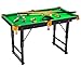 Produktbild Billard Table Faltlift-Typ Pool Tisch Steady Modernes Space Sparen Billard Table Game für Kinder und Erwachsene mit Cues, Ball, Chalk, Rack, Pinsel inklusive