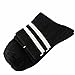 Produktbild VENMO  Hip Hop Unisex Kreative Harajuku Brief Baumwolle Skateboard Socke Bequeme Socken Yoga wandersocken witzige socken Baumwolle schönen socken gestreift (Black)