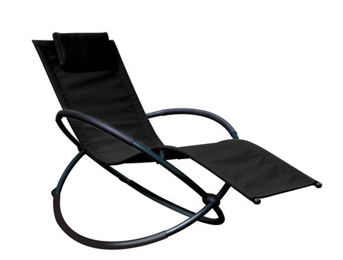 Preisvergleich Produktbild Avanti Trendstore Liegestuhl Rocking, schwarz