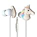 Produktbild 3,5 mm Draht Cute 3D Einhorn in-Ear Ohrhörer Kopfhörer für Apple Samsung Multicolor amesii