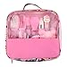 Produktbild Babypflege Set Gesundheitspflege-Ausrüstung 13 Stück Neugeborenes Pflegeset im Kindergarten Baby-Nagelknipser-Thermometer-Bürstenkamm Mit Tragetasche (Rosa)