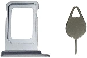 Snailcanfly Nano Dual SIM Kartenfach Slot Halter Adapter Ersatz für iPhone 15 Pro 6.1" / iPhone 15 Pro Max 6.7" Mit Pin Blue Titanium