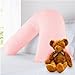 Childrens Pure 100% Cotton V Shaped Light Pink Pillowcase and V Shaped Hollowfibre Pillow Set