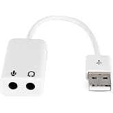 Ancheyn Usb Ses Kartı 7.1 Kanallı 3.5mm Mikrofon &Ccedil;evirici D&ouml;n&uuml;şt&uuml;r&uuml;c&uuml; Adapt&ouml;r Harici Kablolu 4505