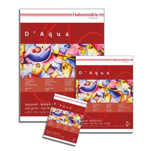 Aquarellblock D'Aqua rau 220g/m², 24x32cm, 30Blatt