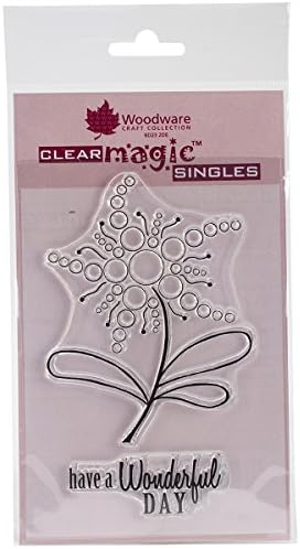 Woodware Clear Stamps 5.5"X3.5" Sheet-Bubble Bloom Judith
