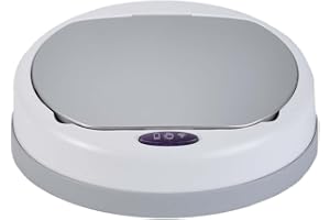 KITCHEN MOVE Couvercle de poubelle automatique rond modèle SOHO Blanc