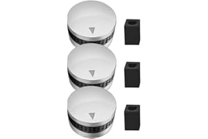 FACULX Lot de 3 boutons ronds pour barbecue à gaz - 5,7 cm - Pour barbecue à gaz