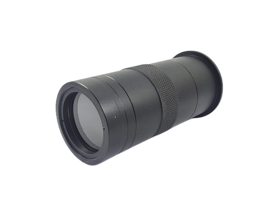 DKP MEDICAMS Video Microscope Lens, CCD Industry Camera 8X-100X Zoom Lens C Mount Adjustable Eyepiece Magnifier Industrial Lenses for Lab (DKB-HLT06)
