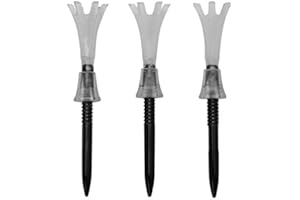 ‎DWAWOO 3 Stück Golf Tees, Einstellbare Golfball Nägel Golf Training Tees Golf Zubehör