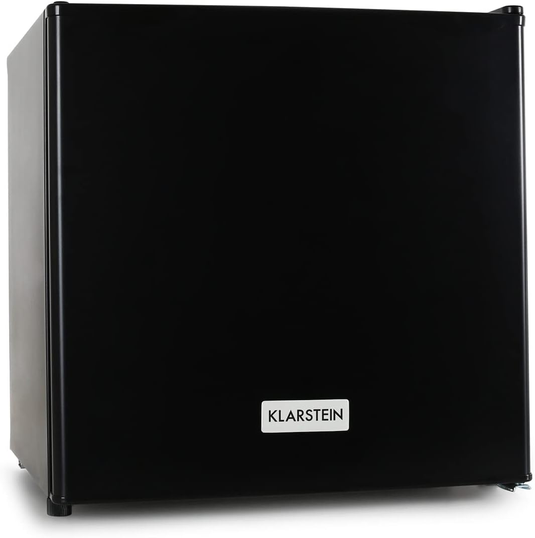 Klarstein No Frost Portable Vertical Freezer 33 L, Low Consumption with Shelf and Scraper, Suitable for Home and Office