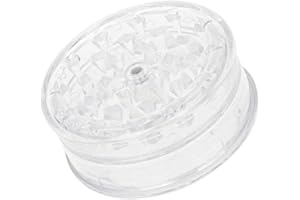 JOY STORE TOY-STORE Grinder in plastica per tabacco. Macinino portatile per spezie, pepe e tabacco (60mm). (BIANCO)