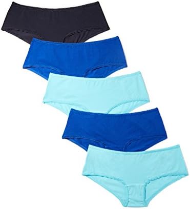 Iris & Lilly Women's Hipsters Cotton Full Shape, Pack of 5