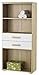 Produktbild Rauch Regal mit Schubladen Eiche Sonoma, Absetzung Weiß Alpin, BxHxT 69x147x34 cm