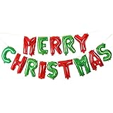 Weihnachtsballon Set Weihnachten Weihnachtsmann Ballons Festival Atmosphäre Party Dekoration Weihnachten Liefert Frohe Weihnachten Briefe Dekoration Party Supplies Weihnachten Santa Ballon Set- iStary