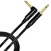 Produktbild 3 Meter – Gotham gac-1 Ultra Pro – PREMIUM, kapazitätsarme an (21 PF/F) Gitarre Bass Instrument Kabel – mit gerade auf abgewinkelt, 1/10,2 cm Neutrik vergoldete Stecker