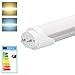 Produktbild ECD Germany LED Leuchtstoffröhre T8 G13-120 cm - 20W - SMD LED Tube - 1612 Lumen - Kaltweiß - für T8 Rasterleuchte Bürolampe Deckenleuchte - Röhre Leuchte Lampe Neonröhre Ersatz