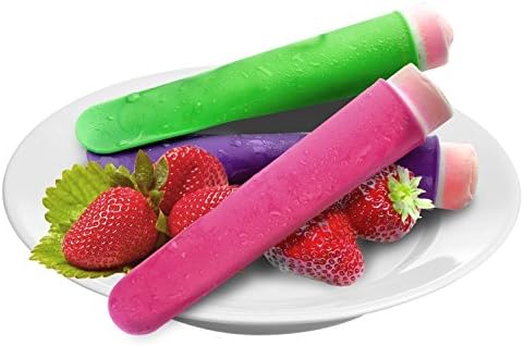 Xcellent Global (5 Pack) Silicone Ice Popsicle Maker / Mold Set Random Color M-HG014A