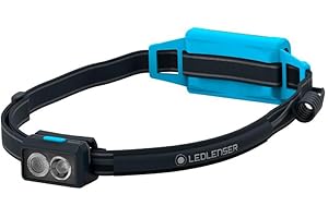 Ledlenser NEO5R – ładowalna latarka czołowa LED, reflektor do biegania z paskiem na klatkę piersiową, super jasna lampa czołowa 600 lumenów, kemping, sprzęt turystyczny, czas pracy do 35 godzin