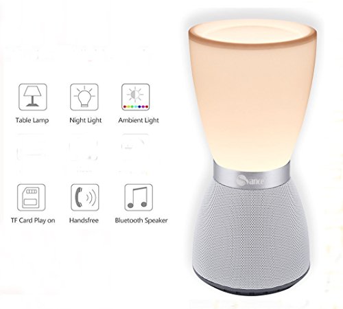 Svance Tragbare Bluetooth-Lautsprecher, LED Farben-Ändernde Wireless Lautsprecher – TF Karte Unterstützt – Freisprecheinrichtung, für iPhone, iPad, Samsung, Nexus, HTC und Andere Android Geräte - 3