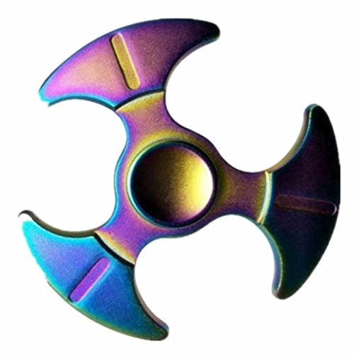 Hand Spinner,Omiky EDC Tri Fidget Spinner Finger Toy for ADD ADHD Anxiety Autism Suffers (Rainbow) Hand Spinner,Omiky EDC Tri Fidget Spinner Finger Toy for ADD ADHD Anxiety Autism Suffers (Rainbow)