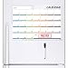 Produktbild CKB Ltd® CALENDER Magnetic Fridge Board With Marker Monatsplan 31 Tage Kalender Memo Tages Tafellöscher, Reiniger Wochen-Planer Magnettafel Erinnerungsfolie Für Kühlschrank Board magnetisch mit Marker White Board & Pen - Drywipe-Magnet Whiteboard Memo Schwarzes Brett großen täglichen Küchenplaner