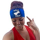 Neu Elastisches “Wino saur” Briefdruck Headband Sport Stirnband Kopfband, LEEDY Handtuch Alltag Yoga Fitness Haarband Beim Jogging Laufen Wandern Fahren Stirnbänder