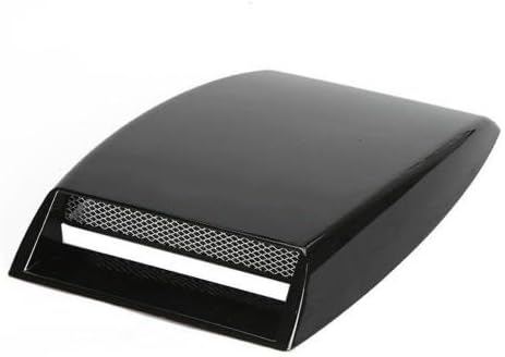 1Pcs Intake Hood Net Scoop Bonnet Vent Black Car Vehicle Air Flow Cover Decorative